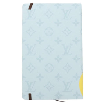 LOUIS VUITTON Monogram Notebook MM Jane Note Cover Light Blue GI1119 Auth 126202 - 0