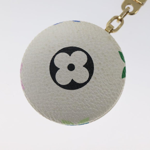 LOUIS VUITTON Monogram Multicolor Astropill Charm White M51911 LV Auth 126204