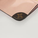 LOUIS VUITTON Vernis Porte Cartes Simple Rose Valerine M63855 LV Auth 126207-11