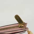 LOUIS VUITTON Vernis Porte Cartes Simple Rose Valerine M63855 LV Auth 126207-12