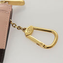 LOUIS VUITTON Vernis Porte Cartes Simple Rose Valerine M63855 LV Auth 126207-13
