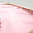 LOUIS VUITTON Vernis Porte Cartes Simple Rose Valerine M63855 LV Auth 126207-15