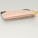 LOUIS VUITTON Vernis Porte Cartes Simple Rose Valerine M63855 LV Auth 126207-6