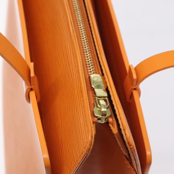 LOUIS VUITTON Epi Croisette PM Tote Bag Orange Mandarin M5249H LV Auth 126209