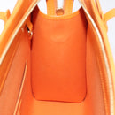 LOUIS VUITTON Epi Croisette PM Tote Bag Orange Mandarin M5249H LV Auth 126209-17