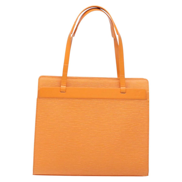 LOUIS VUITTON Epi Croisette PM Tote Bag Orange Mandarin M5249H LV Auth 126209
