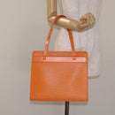 LOUIS VUITTON Epi Croisette PM Tote Bag Orange Mandarin M5249H LV Auth 126209-21