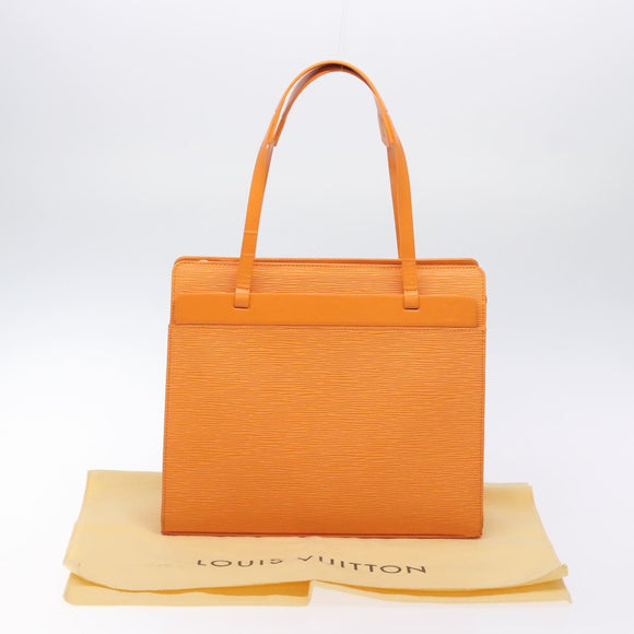 LOUIS VUITTON Epi Croisette PM Tote Bag Orange Mandarin M5249H LV Auth 126209