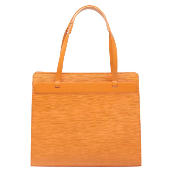 LOUIS VUITTON Epi Croisette PM Tote Bag Orange Mandarin M5249H LV Auth 126209