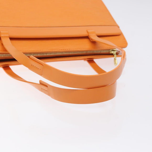 LOUIS VUITTON Epi Croisette PM Tote Bag Orange Mandarin M5249H LV Auth 126209