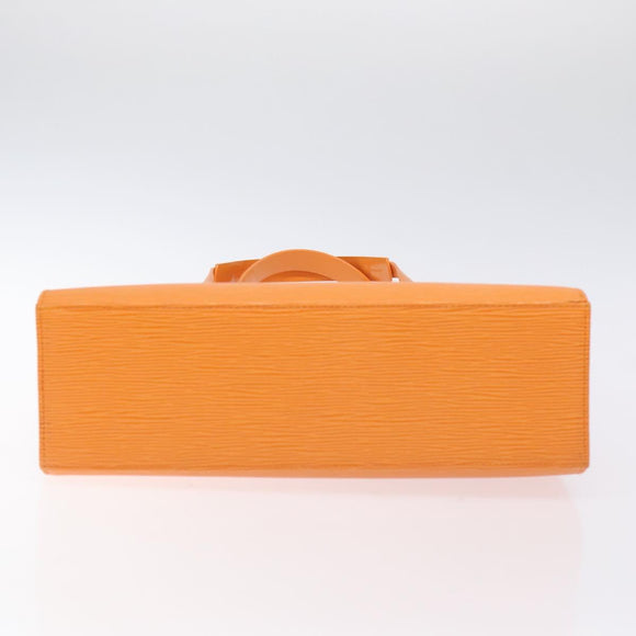 LOUIS VUITTON Epi Croisette PM Tote Bag Orange Mandarin M5249H LV Auth 126209