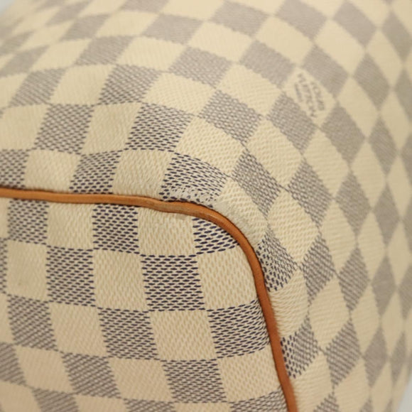 LOUIS VUITTON Damier Azur Speedy 30 Hand Bag N41533 LV Auth 126212