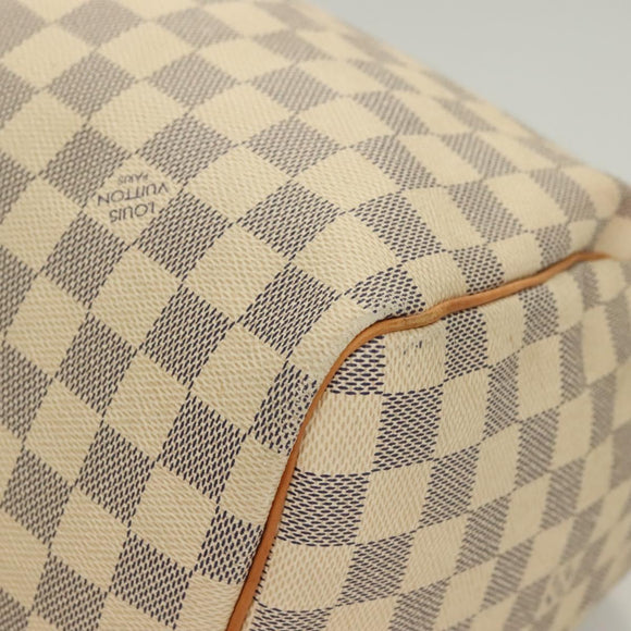 LOUIS VUITTON Damier Azur Speedy 30 Hand Bag N41533 LV Auth 126212
