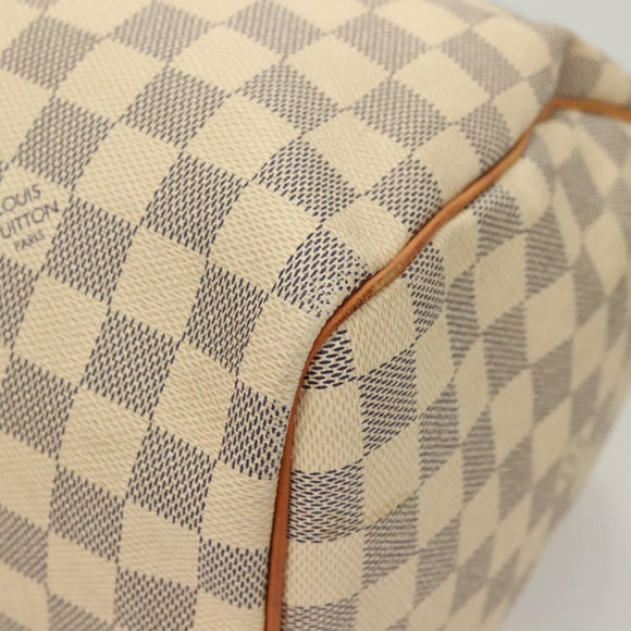 LOUIS VUITTON Damier Azur Speedy 30 Hand Bag N41533 LV Auth 126212