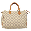 LOUIS VUITTON Damier Azur Speedy 30 Hand Bag N41533 LV Auth 126212-2