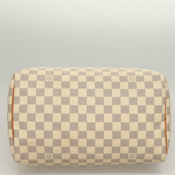 LOUIS VUITTON Damier Azur Speedy 30 Hand Bag N41533 LV Auth 126212