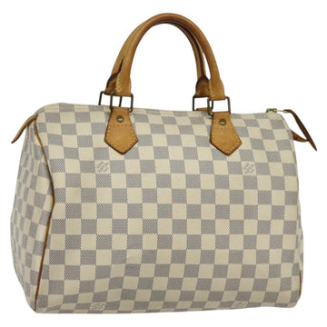 LOUIS VUITTON Damier Azur Speedy 30 Hand Bag N41533 LV Auth 126214