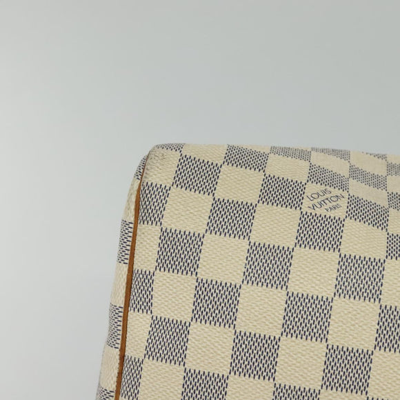 LOUIS VUITTON Damier Azur Speedy 30 Hand Bag N41533 LV Auth 126214