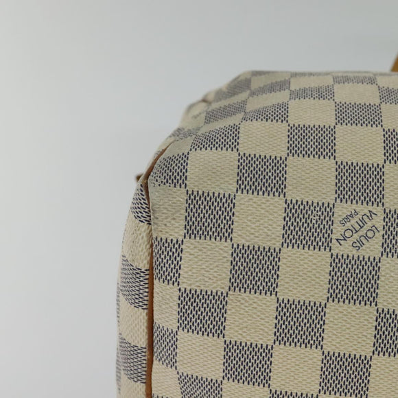 LOUIS VUITTON Damier Azur Speedy 30 Hand Bag N41533 LV Auth 126214
