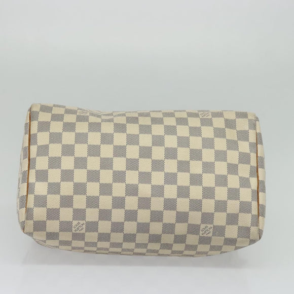 LOUIS VUITTON Damier Azur Speedy 30 Hand Bag N41533 LV Auth 126214
