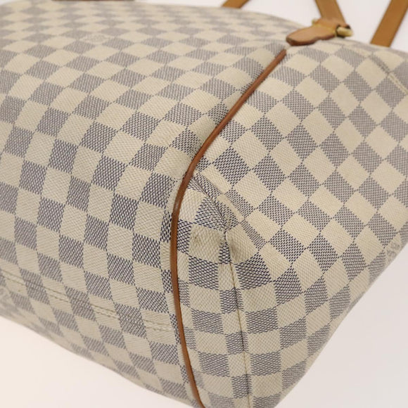 LOUIS VUITTON Damier Azur Totally MM Tote Bag N51262 LV Auth 126221