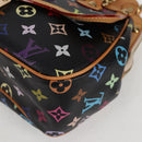 LOUIS VUITTON Monogram Multicolor Gracie MM Hand Bag Black M92591 Auth 126225SV-15
