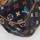 LOUIS VUITTON Monogram Multicolor Gracie MM Hand Bag Black M92591 Auth 126225SV-16