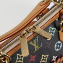 LOUIS VUITTON Monogram Multicolor Gracie MM Hand Bag Black M92591 Auth 126225SV-20
