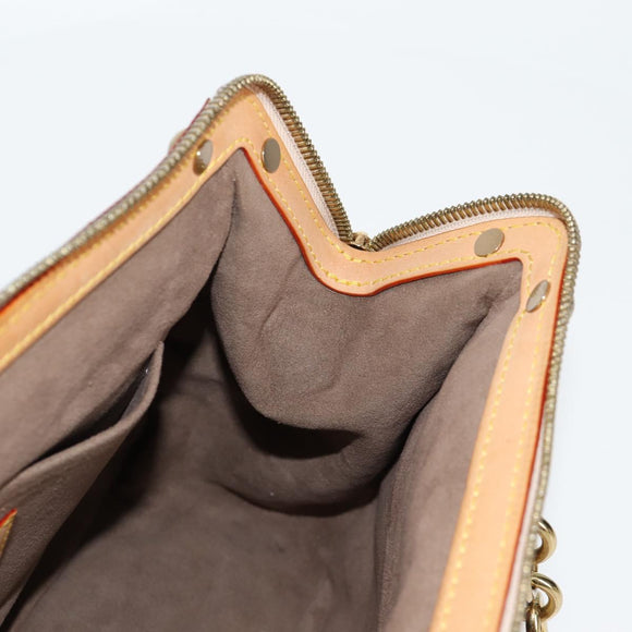 LOUIS VUITTON Monogram Multicolor Gracie MM Hand Bag Black M92591 Auth 126225SV