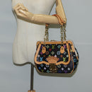 LOUIS VUITTON Monogram Multicolor Gracie MM Hand Bag Black M92591 Auth 126225SV-25