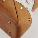 LOUIS VUITTON Monogram Multicolor Judy GM Shoulder Bag White M40253 Auth 126227V-13