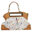 LOUIS VUITTON Monogram Multicolor Judy GM Shoulder Bag White M40253 Auth 126227V-2