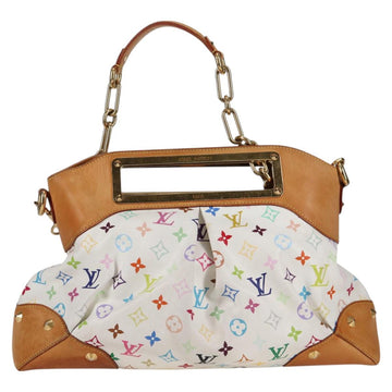 LOUIS VUITTON Monogram Multicolor Judy GM Shoulder Bag White M40253 Auth 126227V - 0