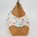 LOUIS VUITTON Monogram Multicolor Judy GM Shoulder Bag White M40253 Auth 126227V-4
