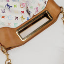 LOUIS VUITTON Monogram Multicolor Judy GM Shoulder Bag White M40253 Auth 126227V-6