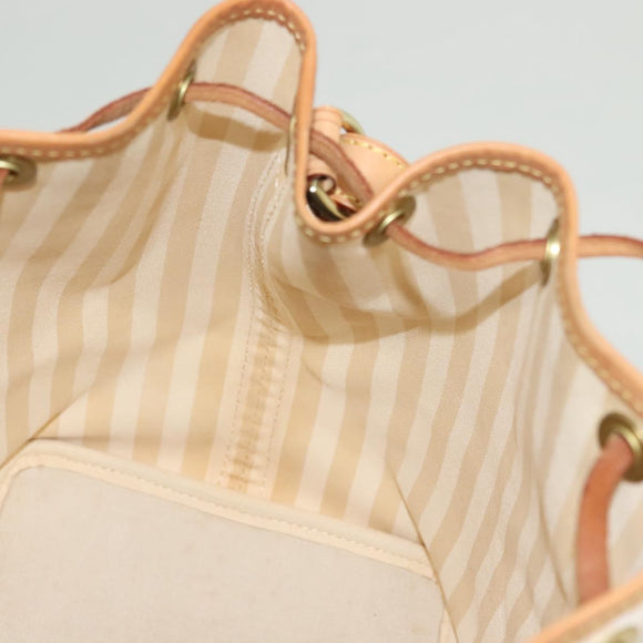 LOUIS VUITTON Monogram Rayure Petit Noe Shoulder Bag M40564 LV Auth 126228V