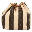 LOUIS VUITTON Monogram Rayure Petit Noe Shoulder Bag M40564 LV Auth 126228V-13