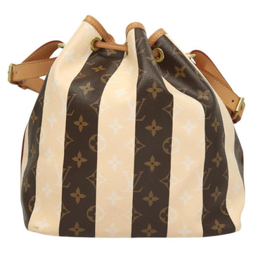 LOUIS VUITTON Monogram Rayure Petit Noe Shoulder Bag M40564 LV Auth 126228V - 0
