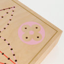 LOUIS VUITTON Vivienne Pegboard Game Wood Beige LV Auth 126237SM-13