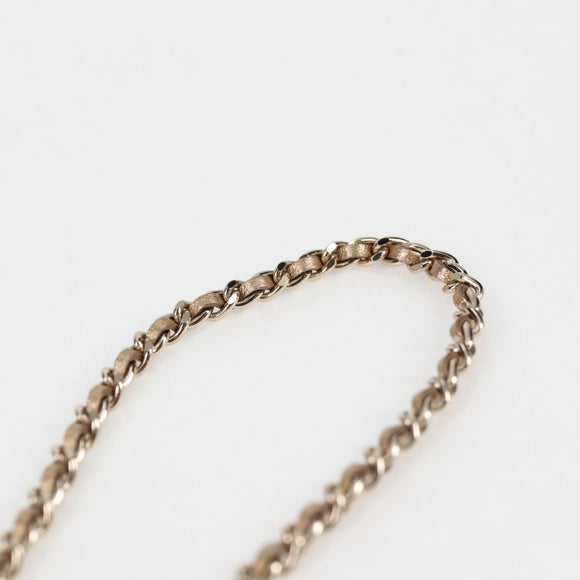 CHANEL Camellia COCO Mark Chain Pouch metal Gold AP2890 CC Auth 126238SM