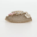 CHANEL Camellia COCO Mark Chain Pouch metal Gold AP2890 CC Auth 126238SM-9