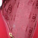 CHANEL Wild Stitch Hand Bag Caviar Skin Bordeaux Gold CC Auth 126239V-10