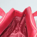 CHANEL Wild Stitch Hand Bag Caviar Skin Bordeaux Gold CC Auth 126239V-18