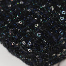 CHANEL Chain Pearl Shoulder Bag Tweed Navy Gold black CC Auth 126241SM-18