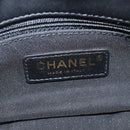 CHANEL Chain Pearl Shoulder Bag Tweed Navy Gold black CC Auth 126241SM-24