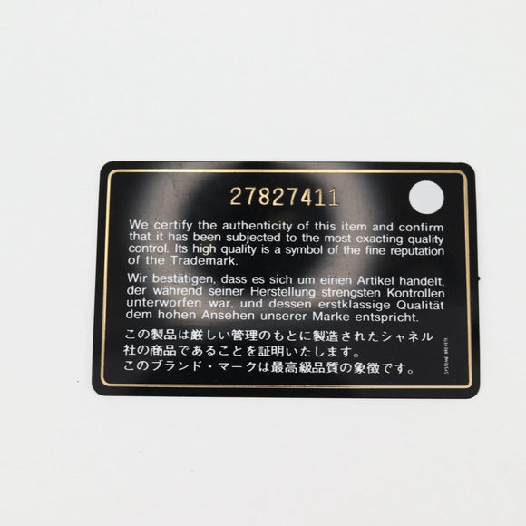 CHANEL Chain Pearl Shoulder Bag Tweed Navy Gold black CC Auth 126241SM