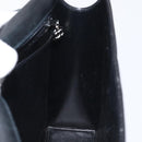 CHANEL COCO Mark Chain Hand Bag Patent leather Black Silver CC Auth 126242-17