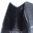 CHANEL COCO Mark Chain Hand Bag Patent leather Black Silver CC Auth 126242-18