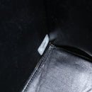 CHANEL COCO Mark Chain Hand Bag Patent leather Black Silver CC Auth 126242-21