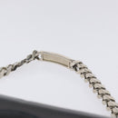 CHANEL COCO Mark Chain Hand Bag Patent leather Black Silver CC Auth 126242-8